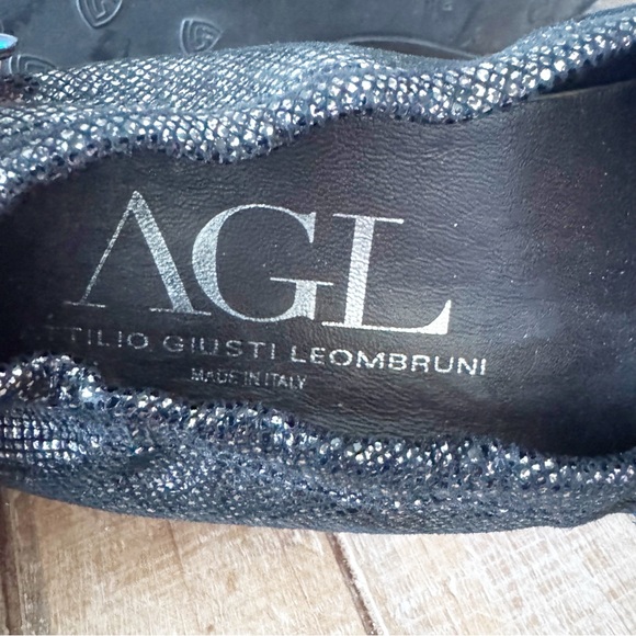 AGL Attilio Giusti Leombruni Black shiny driving moccasin loafers - Picture 12 of 12